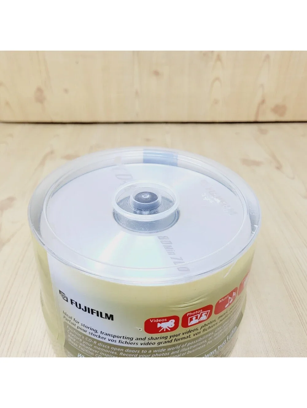Fujifilm Cd-r Media - 700mb - 120mm Standard - 50 Pack Spindle. New